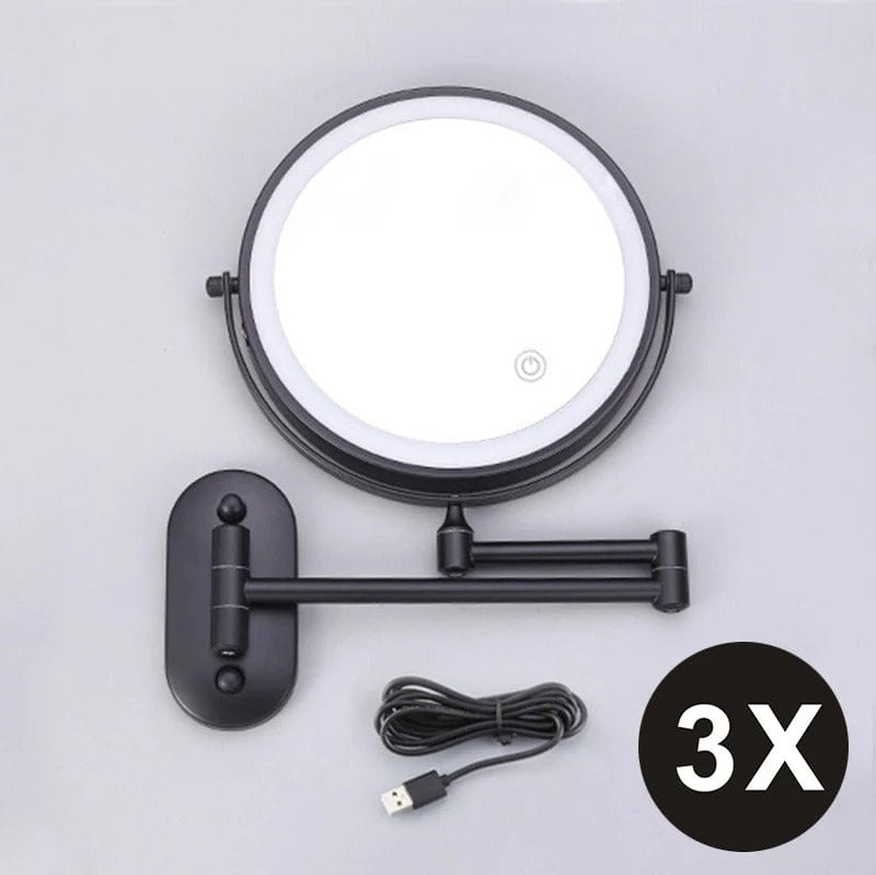 Make-Up Spegel med Ljus - Uppladdningsbar Make-up Spegel med Ljus
