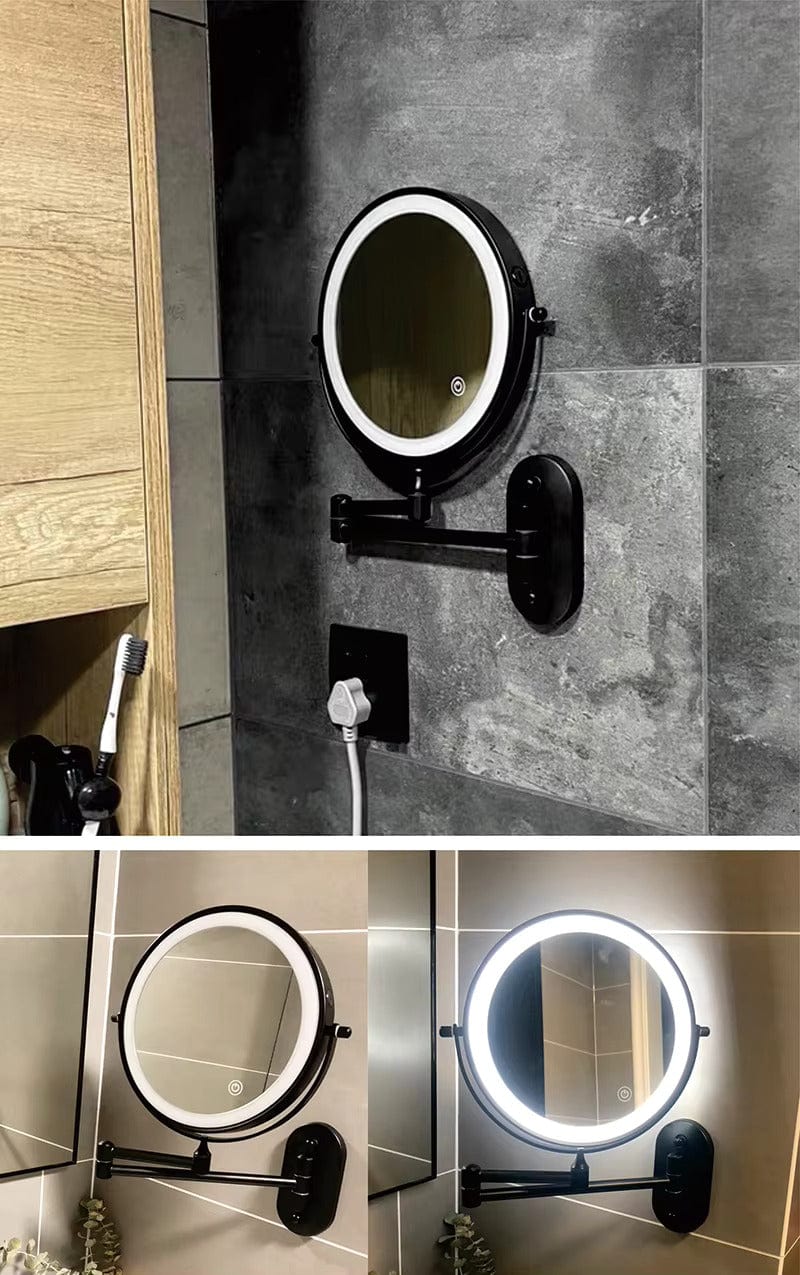 Make-Up Spegel med Ljus - Uppladdningsbar Make-up Spegel med Ljus