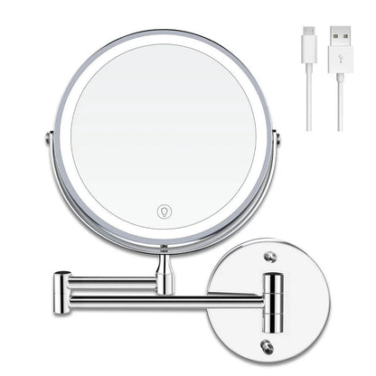 Make-Up Spegel med Ljus - Uppladdningsbar Make-up Spegel med Ljus