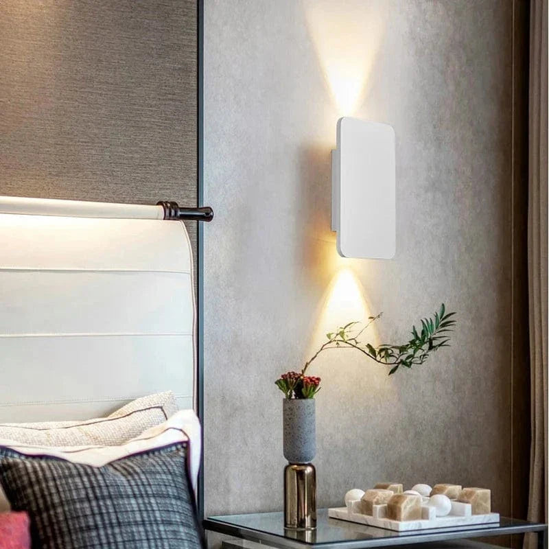Modern 6W LED Vägglampa - Dubbelhuvud