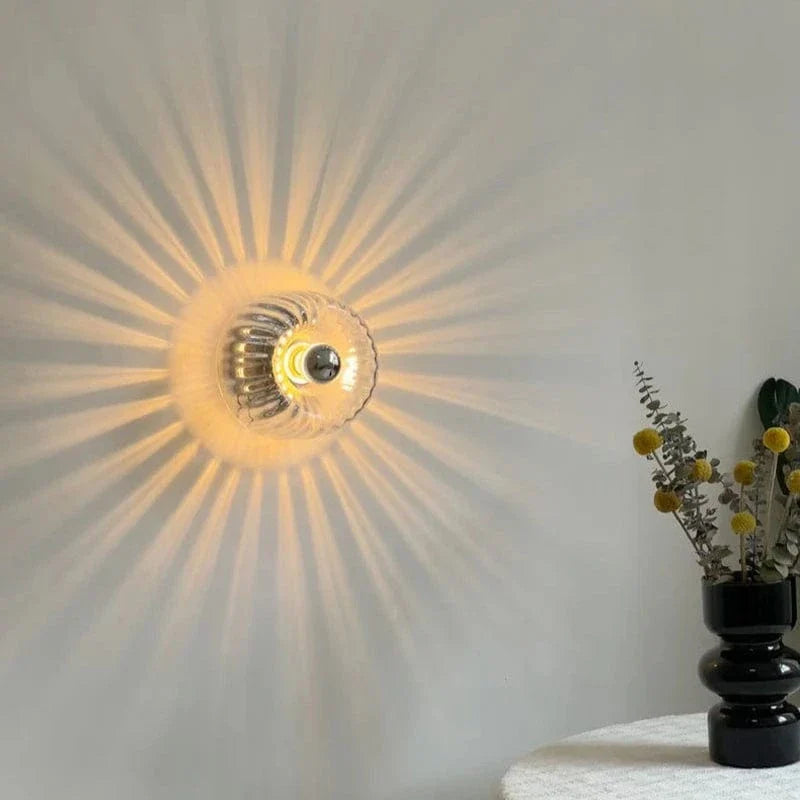 Modern Bauhaus Glass Wall Lamp