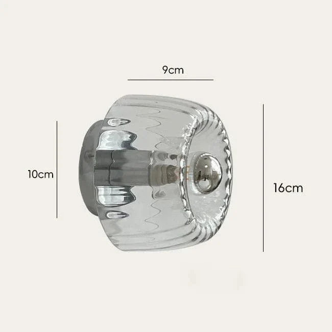 Modern Bauhaus Glass Wall Lamp