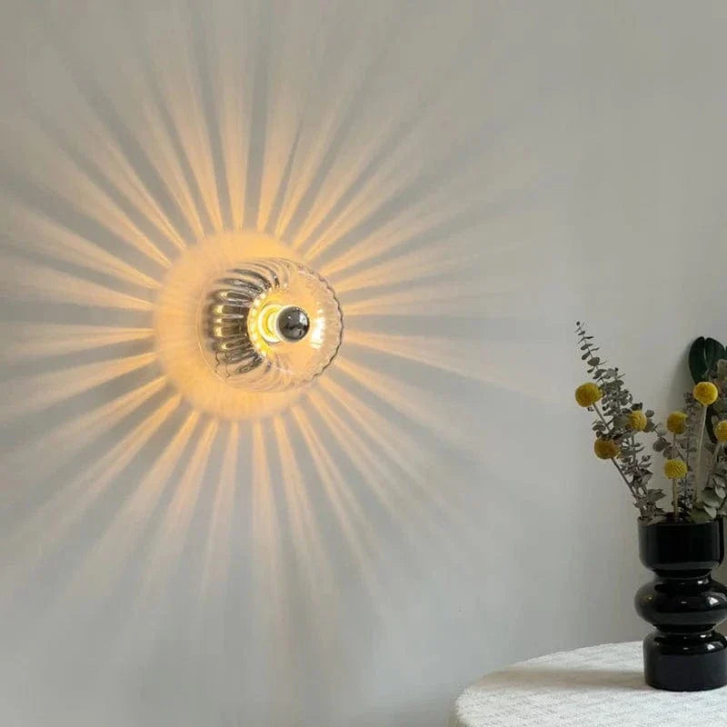 Modern Bauhaus Glass Wall Lamp