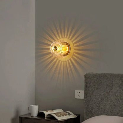 Modern Bauhaus Glass Wall Lamp