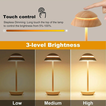 Modern Sladdlös &amp; Uppladdningsbar Bordslampa