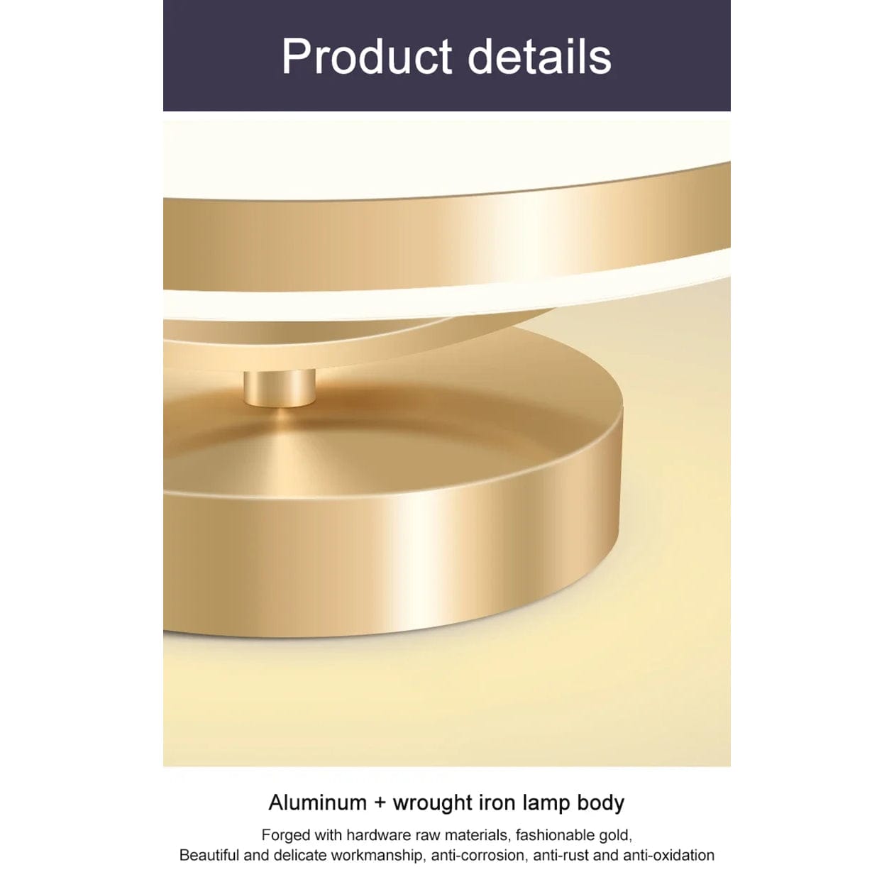 Modern Flush Mount LED Taklampa – Justerbar Färgtemperatur - Järn och Akryl - Finns i Guld och Svart