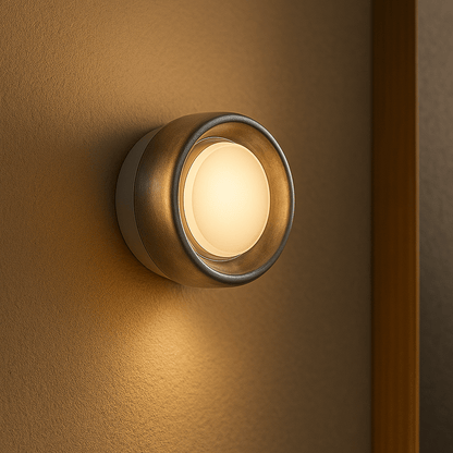 Modern glas skugga LED vägglampa