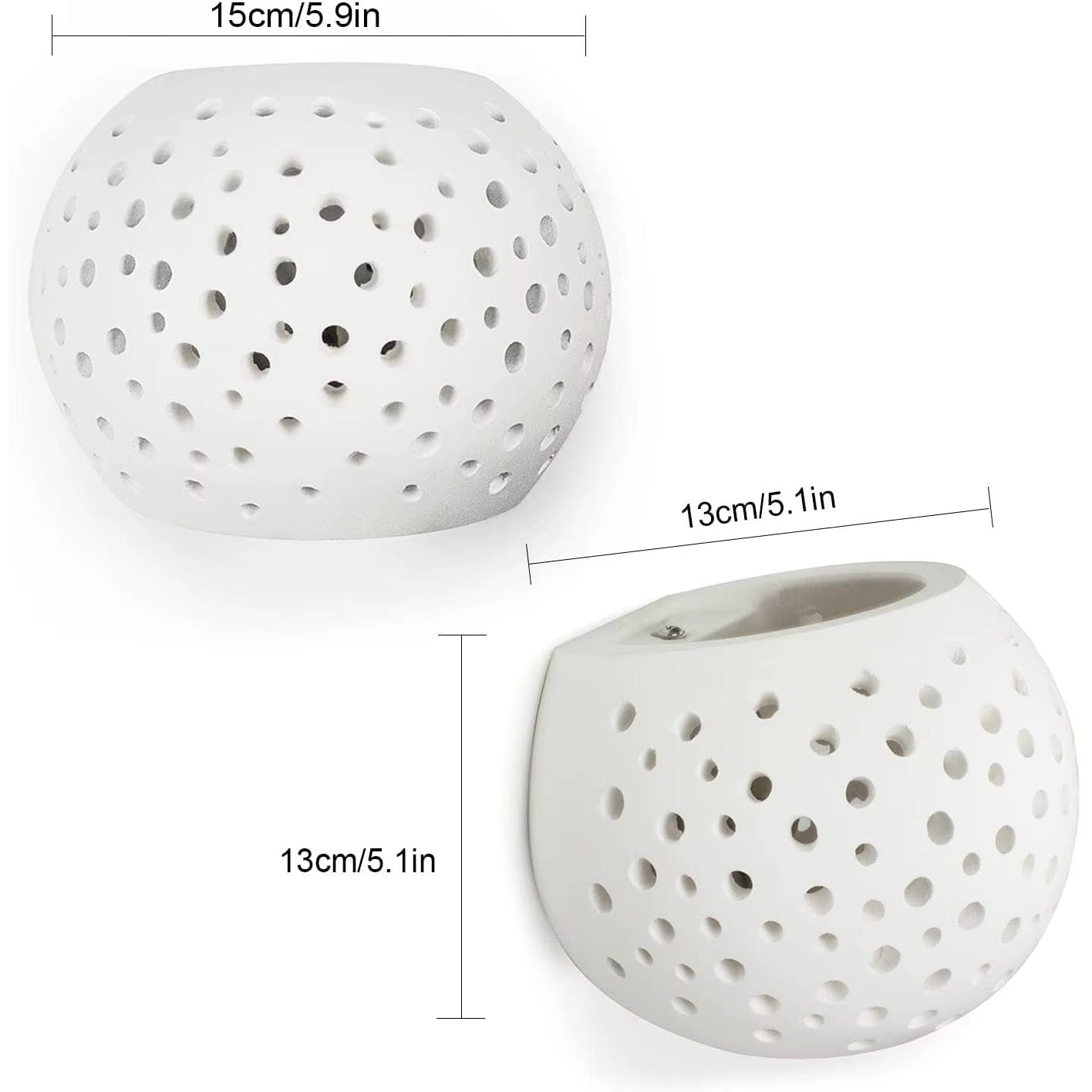 Modern Gips Vägglampa - Inomhus Vägglampa - G9 LED Kompatibel - Justerbar Stil - Vintage/Industri - 60W Maximalt Wattantal