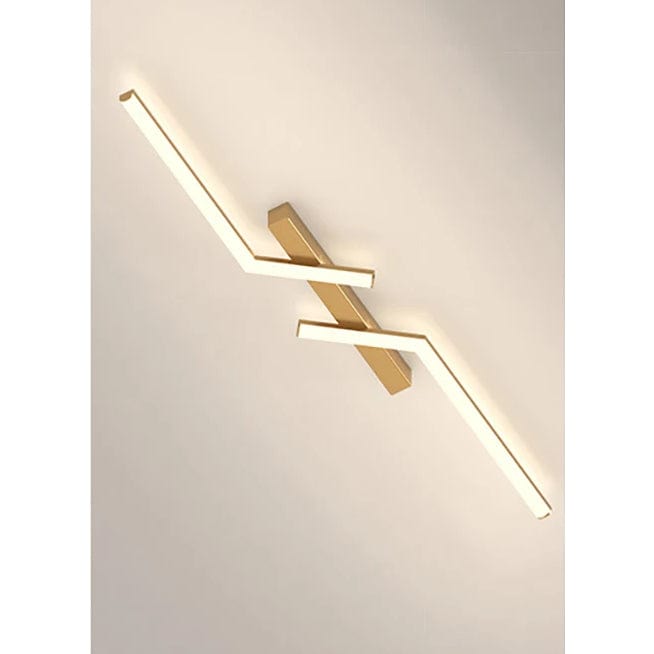 Modern LED Taklampa - Ytmonterad - Dimbara - Justerbar Färg - Svart &amp; Guld - Energibesparande - Lämplig för Vardagsrum &amp; Sovrum
