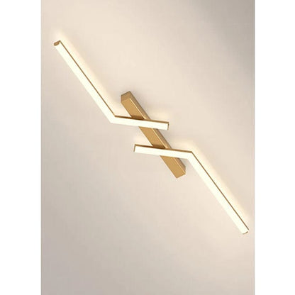 Modern LED Taklampa - Ytmonterad - Dimbara - Justerbar Färg - Svart &amp; Guld - Energibesparande - Lämplig för Vardagsrum &amp; Sovrum