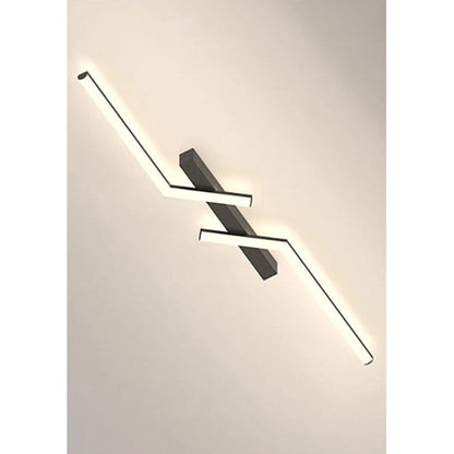 Modern LED Taklampa - Ytmonterad - Dimbara - Justerbar Färg - Svart &amp; Guld - Energibesparande - Lämplig för Vardagsrum &amp; Sovrum