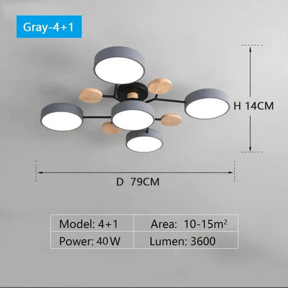 Modern LED Krona - Inomhusbelysning - Justerbar Färgtemperatur - Tre Ljuslägen - Stilig Metall- och Glasdesign - 16 cm Höjd