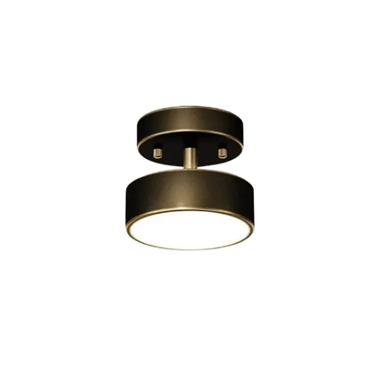 Modern LED Takmonterad Lampa - Dimmerbar - Justerbar Färgtemperatur - Kopparfinish - Lämplig för Sovrum, Vardagsrum och Korridor