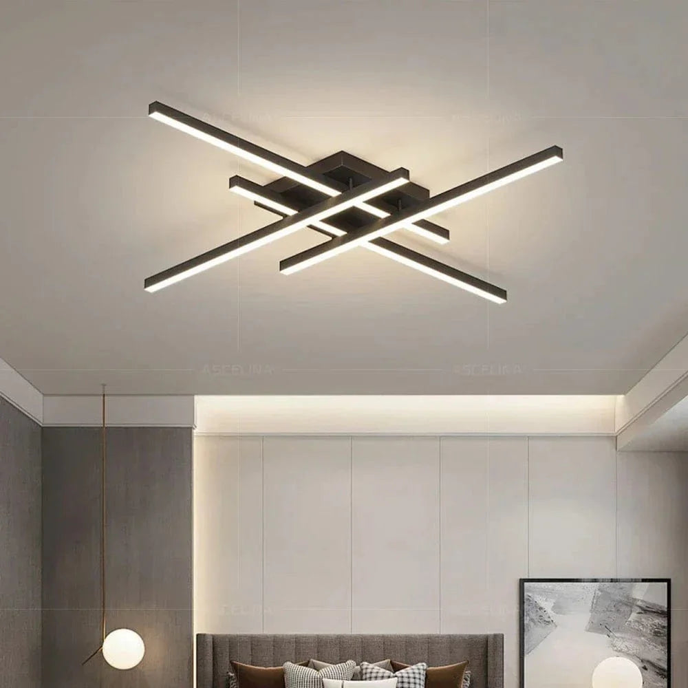 Modern LED Flush Mount Taklampa – Minimalistisk Design för Sovrum och Vardagsrum, Finns i 30/40/50cm