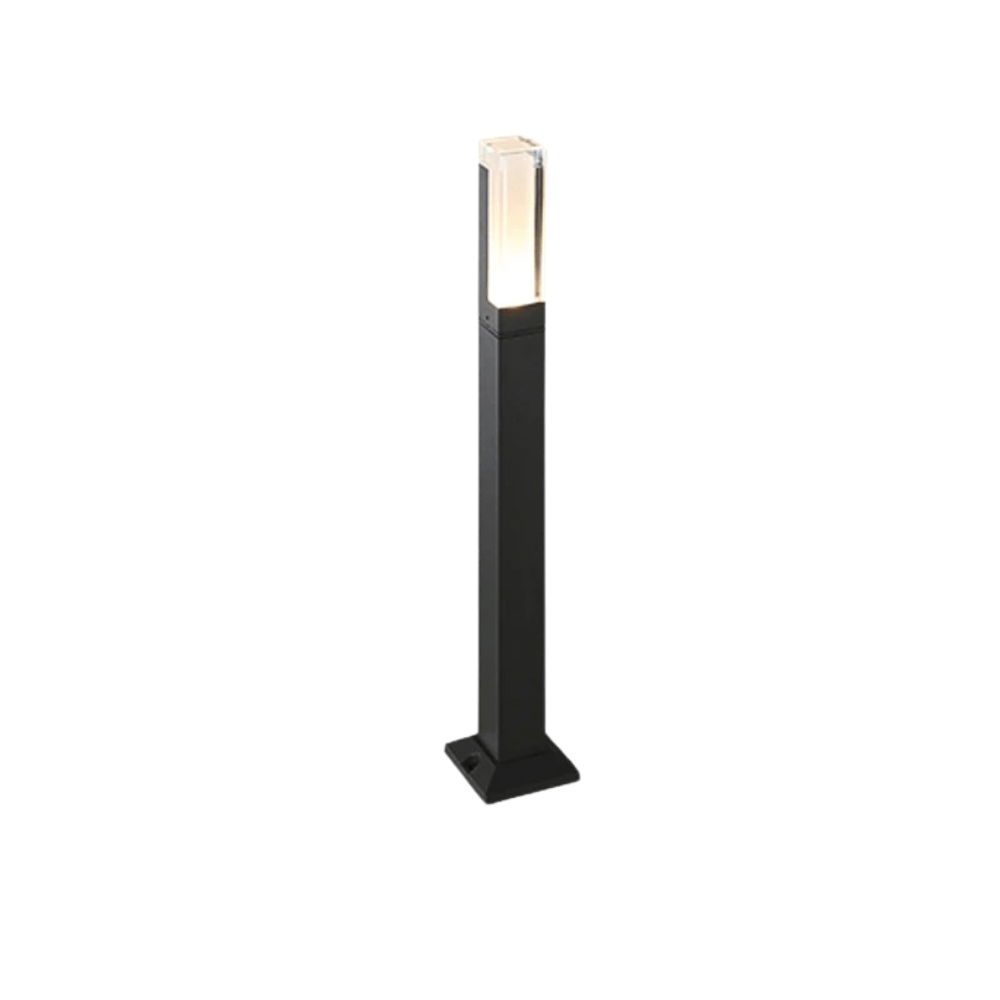 Modern LED Trädgårdslampa med fast bas - IP65 Vattentålig - 10W - Aluminium - Varm/Kall Vit - Utomhuslandskapsbelysning