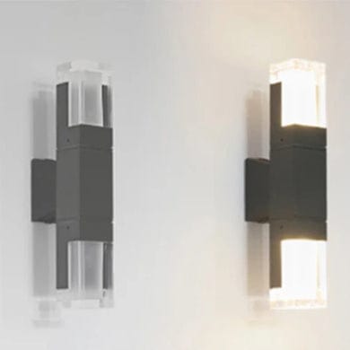 Modern LED Trädgårdslampa med fast bas - IP65 Vattentålig - 10W - Aluminium - Varm/Kall Vit - Utomhuslandskapsbelysning