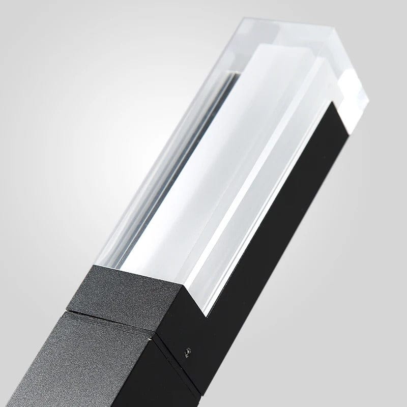 Modern LED Trädgårdslampa med fast bas - IP65 Vattentålig - 10W - Aluminium - Varm/Kall Vit - Utomhuslandskapsbelysning