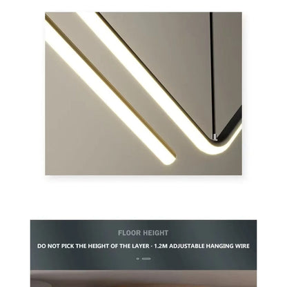 Modern LED Pendelarmatur - Justerbar Höjd - Dimbar - Svart Aluminium - Kalla/Varma/Neutrala Nyansar - Inomhusbelysning