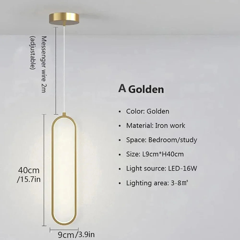 Modern LED Pendellampa - Enkel eller Dubbel Huva