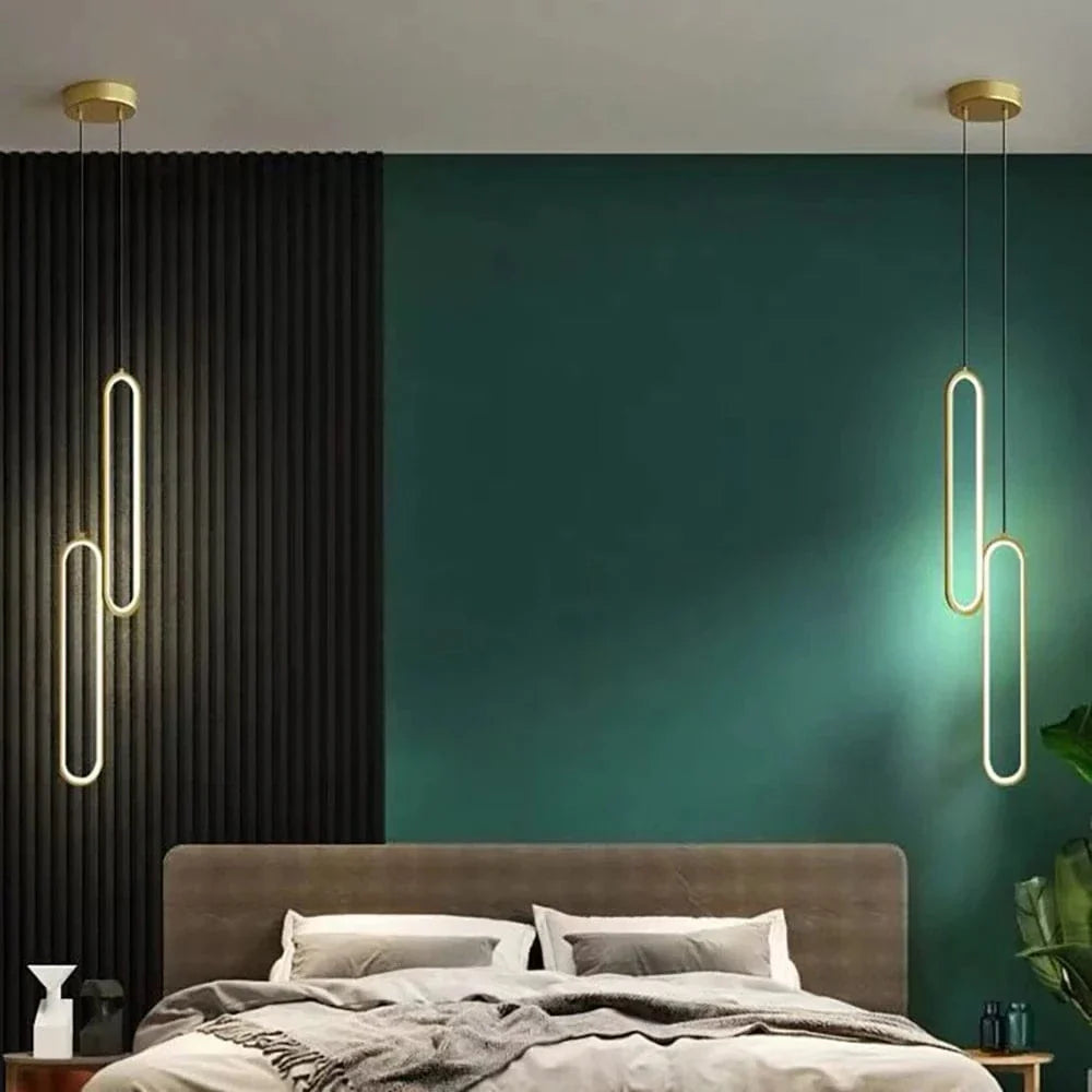 Modern LED Pendellampa - Enkel eller Dubbel Huva
