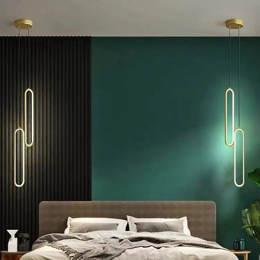 Modern LED Pendellampa - Enkel eller Dubbel Huva