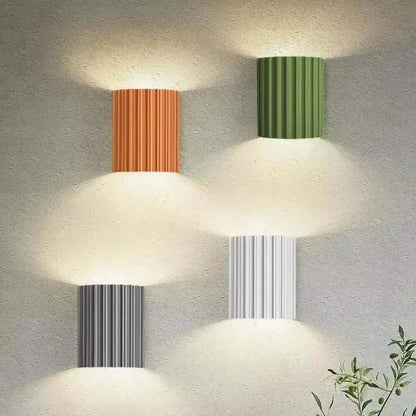 Modern LED Vägglampa - Minimalistisk Macaron Applicering