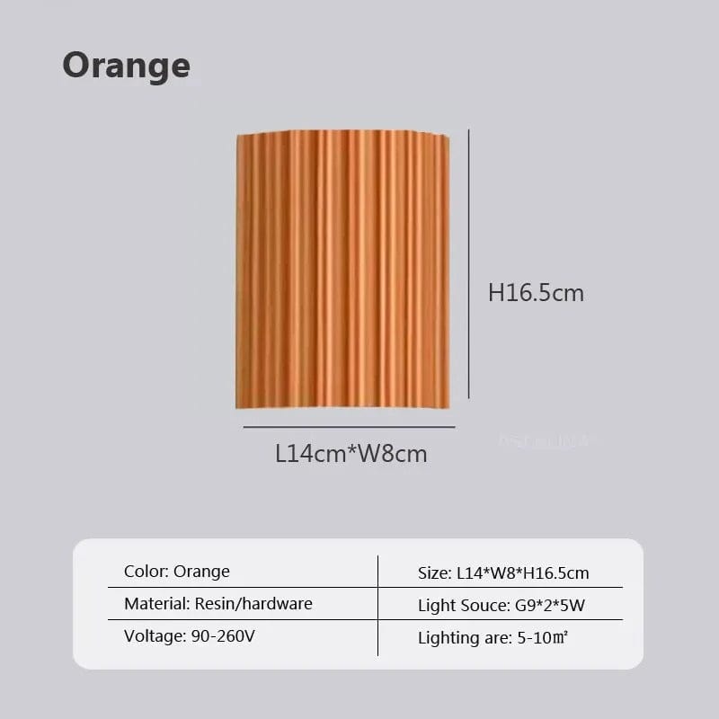 Modern LED Vägglampa - Minimalistisk Macaron Applicering