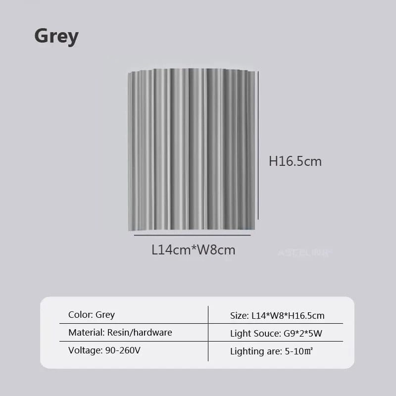 Modern LED Vägglampa - Minimalistisk Macaron Applicering