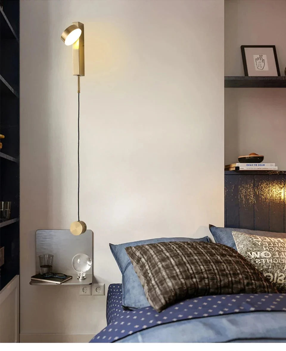 Moderna LED Vägglampor Rotera Väggsconces