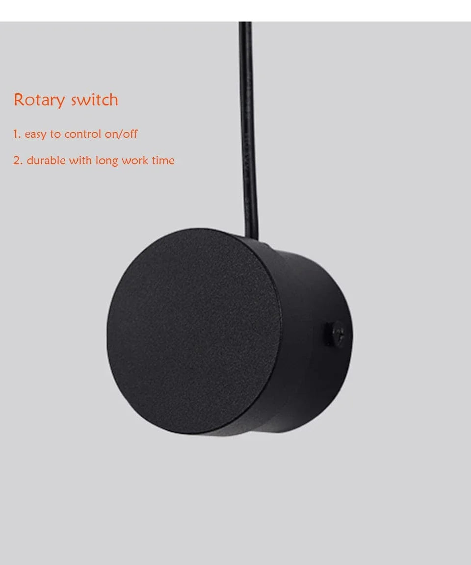 Moderna LED Vägglampor Rotera Väggsconces