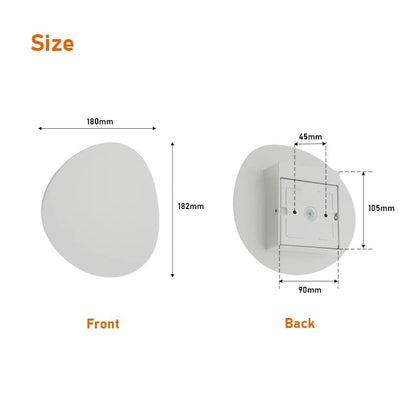 Modern LED Vägglampa - Väggmonterad - Vattentät - Aluminium - Inomhus/Utebruk - Kreativ Design