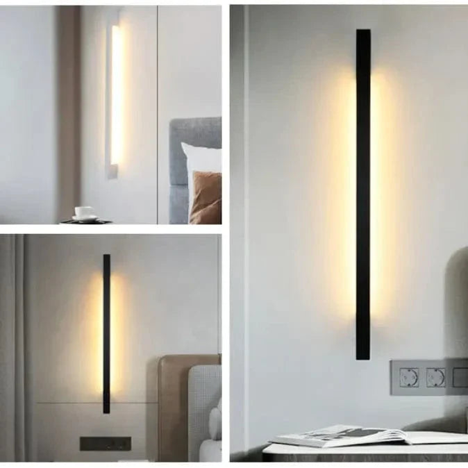 Modern Minimalist LED Vägglampa – Mångsidiga Vägglampor Inomhus för Vardagsrum och Sovrum med Justerbar Ljusstyrka och Flera Storlekar