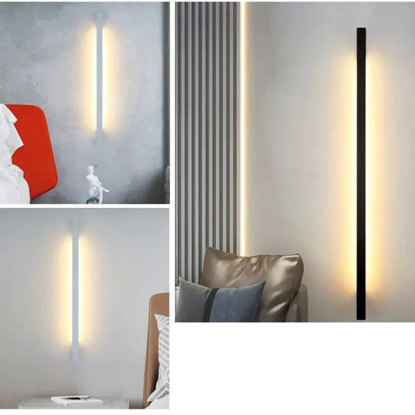Modern Minimalist LED Vägglampa – Mångsidiga Vägglampor Inomhus för Vardagsrum och Sovrum med Justerbar Ljusstyrka och Flera Storlekar