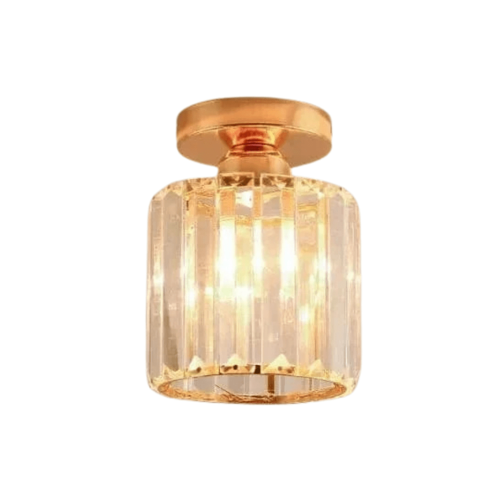 Modern Hängande Taklampa - Retro Stil - E27 Bas - Metall/Glas Skärm - Svart/Guld Finish - Idealiskt För Hemmets Entré/Kök