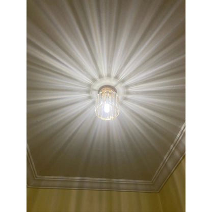 Modern Hängande Taklampa - Retro Stil - E27 Bas - Metall/Glas Skärm - Svart/Guld Finish - Idealiskt För Hemmets Entré/Kök