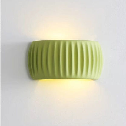 Modern Resin Vägglampa - Väggmonterad - Ambient Belysning - Fransk Beige - Idealiskt För Sovrum - Vardagsrum - Korridor - Trappa