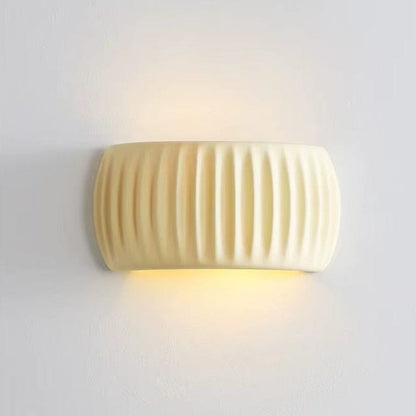 Modern Resin Vägglampa - Väggmonterad - Ambient Belysning - Fransk Beige - Idealiskt För Sovrum - Vardagsrum - Korridor - Trappa