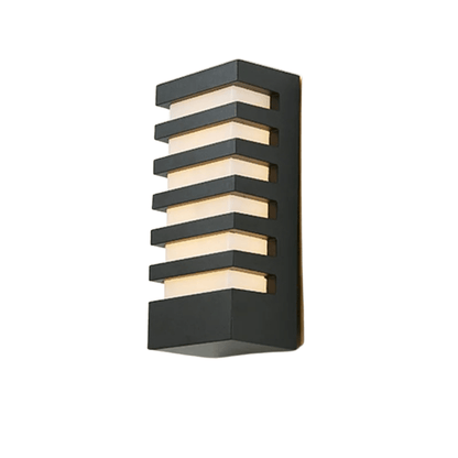 Modern vattentät LED utomhusvägglampa – 12W aluminium sconce för veranda och trädgård, energieffektiva utomhusvägglampor
