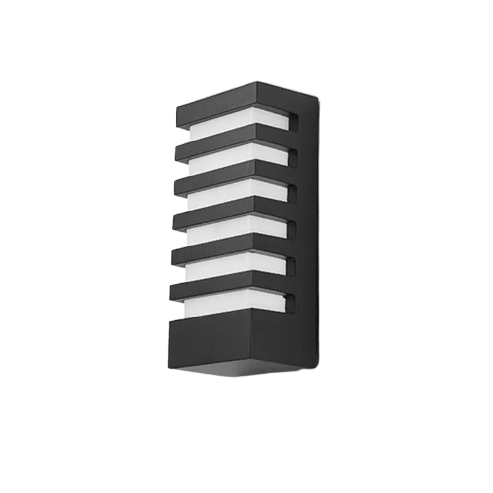 Modern vattentät LED utomhusvägglampa – 12W aluminium sconce för veranda och trädgård, energieffektiva utomhusvägglampor