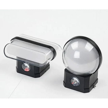 Modern Vattentät Utomhusvägglampa - IP65 Klassad Cirkulär Design för Balkong, Korridor och Innegård Belysning