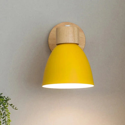 Modern Wood - Järn Vägglampa