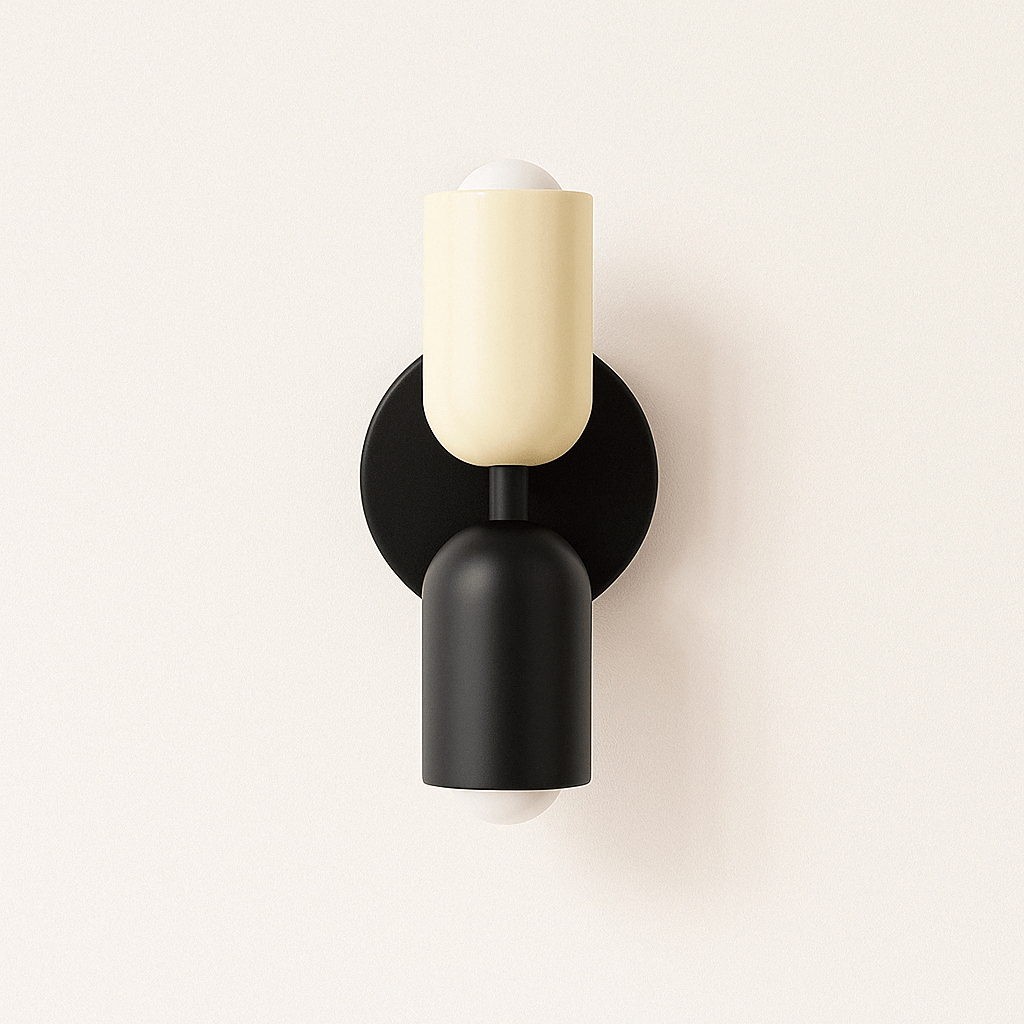 Nordisk Färgglad Sängbord Dubbel Ljus Källa Vägglampa