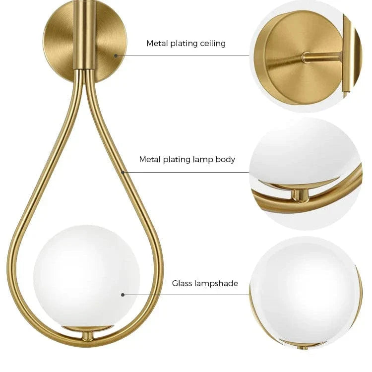 Nordisk Glas Vägglampa - G9 LED