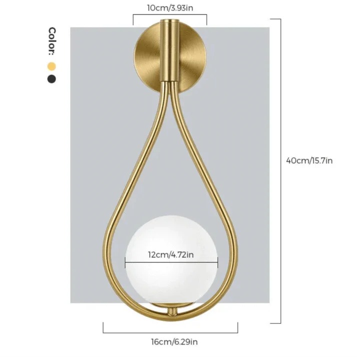 Nordisk Glas Vägglampa - G9 LED