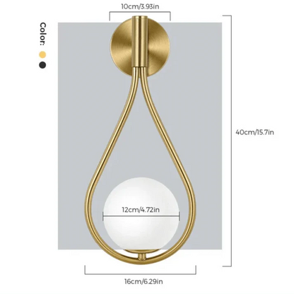 Nordisk Glas Vägglampa - G9 LED