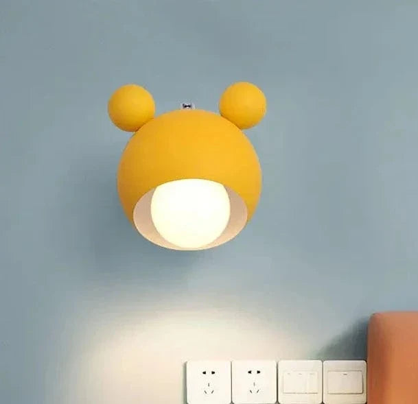 Nordic LED Vägglampa – Enkel Design – Mjuka Toner – Idealisk För Barnrum – Kompakt Storlek - Inomhusbelysning
