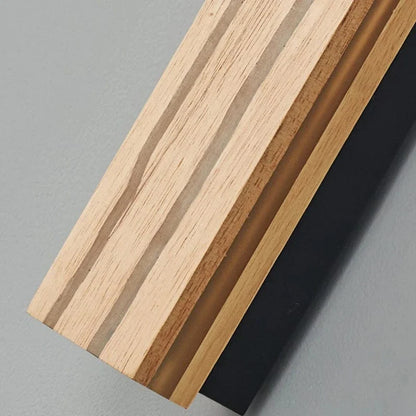 Nordic LED Trä Vägglampa - Justerbar Vägglampa för Badrum, Sovrum och Vardagsrum - Varm &amp; Kall Vit Belysningsalternativ