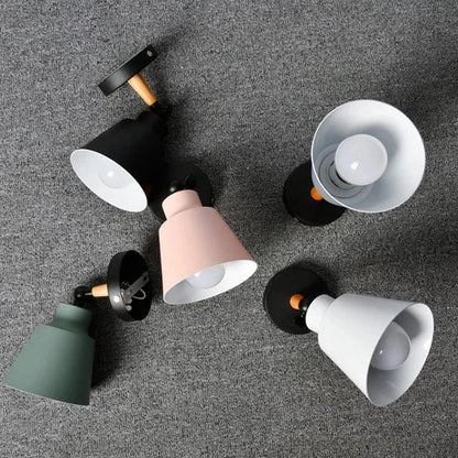 Nordic Solid Wood LED Vägglampa – Minimalistisk Vägglampa Belysning för Inomhus Sovrum och Vardagsrum