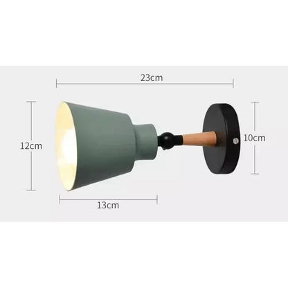 Nordic Solid Wood LED Vägglampa – Minimalistisk Vägglampa Belysning för Inomhus Sovrum och Vardagsrum