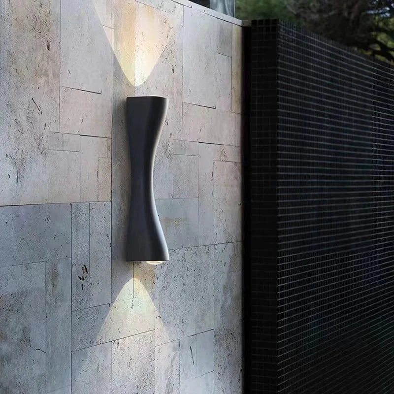 Utomhus LED Vägglampa - Väggmonterad - IP65 Vattentålig - Modern Aluminiumdesign - Idealisk för Veranda och Gårdar